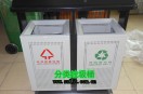 城市環(huán)衛(wèi)鋼制分類垃圾桶