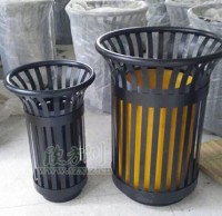 花籃鋼制垃圾桶