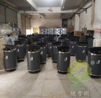 戶外環保鋼制果皮箱熱銷，深受客戶喜愛