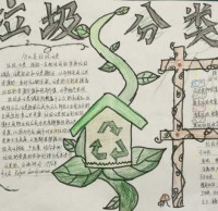 環保垃圾分類手抄報