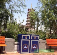 分類垃圾桶廠家定制園林垃圾桶