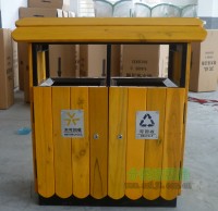 公園垃圾桶什么材質好?木制垃圾桶備受矚目