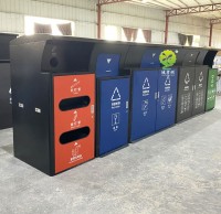 深圳新款玻金塑紙分類(lèi)垃圾桶外罩