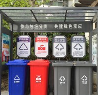 戶(hù)外物業(yè)小區(qū)四分類(lèi)垃圾房