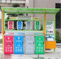 戶外社區垃圾分類收集站定制