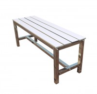 娛樂場所更衣間雙人不銹鋼休閑椅