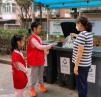 八角北路社區開展垃圾分類活動