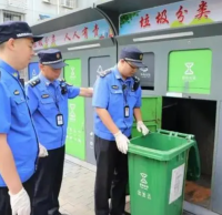 部門開展巡查執法 確保垃圾分類穩步推進