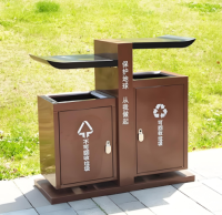 創意金屬垃圾箱戶外公園的環保藝術革命
