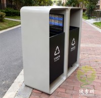 戶外智慧公園太陽(yáng)能滅蚊燈不銹鋼分類垃圾桶定制