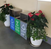 不銹鋼三分類垃圾桶地鐵空間里的文明新范式