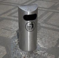 圓柱形不銹鋼垃圾桶打造耐用美觀的公共空間解決方案