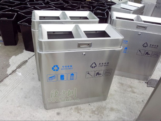 高檔不銹鋼垃圾桶